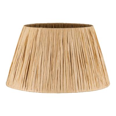 Raffia lampenkap - Conisch - beige - Boheemse stijl - ø30 x 17 cm - E27 fitting - Ontworpen voor tafellampen en Pendellamp - Ontworpen voor woonkamer en eetkamer