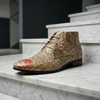 Desert Lotus High Lureaux - Handgemaakte Nette Schoenen Voor Heren - thumbnail