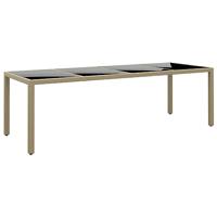 11-delige Tuinset poly rattan beige - thumbnail