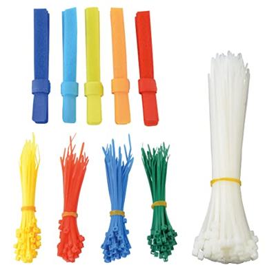 Brüder Mannesmann Kabelbinders en klittebandset 350 dlg. (Hobby) - 13060