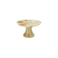 Aragoniet Schaal op Voet Rond - thumbnail