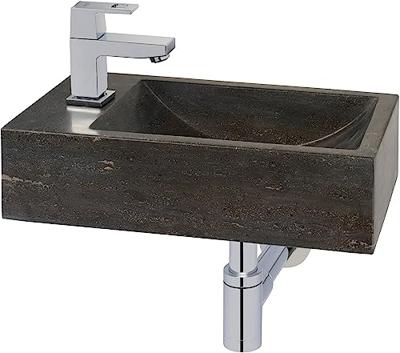 Saqu Nature Collection natuurstenen fontein links 40x22x10cm