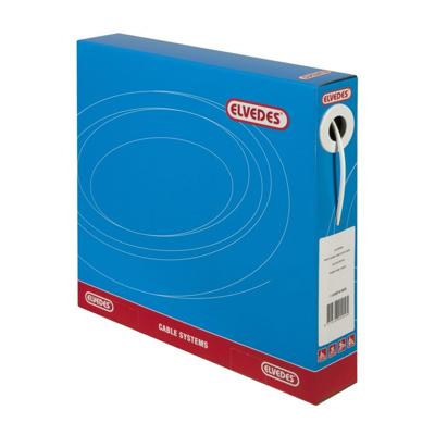 Elvedes Schakel buitenkabel met teflon voering 30 meter / ø4,2mm - wit (30 meter in doos)