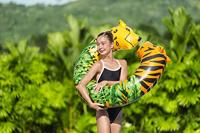 Bestway Opblaasbare Jungle Drijver 109x89 cm +12 Jaar Strand en Zwembad 36360 - thumbnail