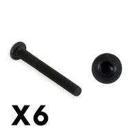 FTX - Outback Fury/Hi-Rock Button Head 3 X 25Mm Hex Screw (8Pc) (FTX9192) - thumbnail