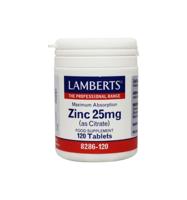 Lamberts Zink Citraat 25 mg Tabletten - thumbnail