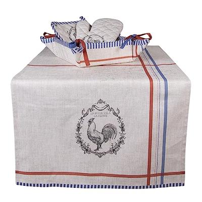 Clayre & Eef Ovenhandschoen haan 18x30cm