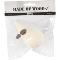 Creativ Company Muis, l: 10 cm, d 5,5 cm, 1 stuk - thumbnail