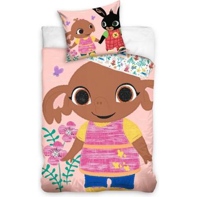 Bing dekbedovertrek Sula 100 x 135 cm katoen roze Bing dekbedovertrek Sula 100 x 135 cm katoen roze