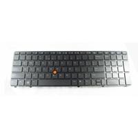 Notebook keyboard for HP EliteBook 8560W 8570W with pointstick black frame - thumbnail