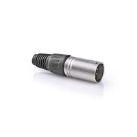 Nedis CAGP15972ME Xlr-connector Xlr 5-pins Male 10 Stuks Metaal - thumbnail