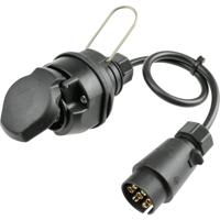 AS Schwabe 60468 Aanhangeradapter [Stekker, 7-polig - Stekkerdoos, 13-polig] Kunststof - thumbnail