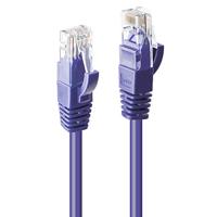 LINDY 48129 RJ45 Netwerkkabel, patchkabel CAT 6 U/UTP 20.00 m Violet 1 stuk(s) - thumbnail