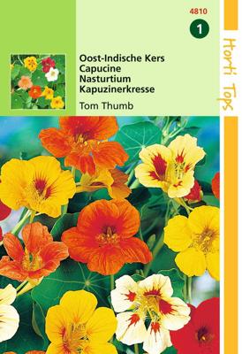 Zaden Tropaeolum Oost-Indische Kers Tom Thumb Hortitops - Hortitops Zaden Tropaeolum Oost-Indische Kers Tom Thumb Hortitops - Hortitops