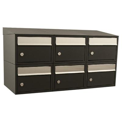 Stoer! Brickset 3-Breed, 2-Hoog Met Dak Zwart - 40215070_3x2d