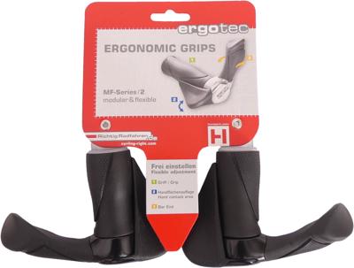 Ergotec Kraton ergogrip - 87mm - zwart - fiets