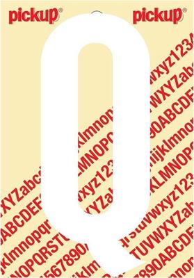 Plakletter Nobel Sticker letter Q wit Pickup - Pickup