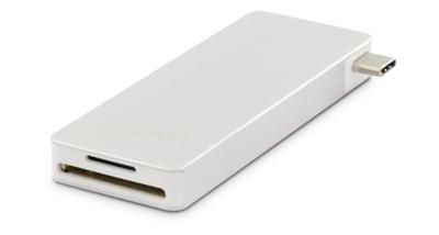 LMP USB-C Basic Hub 6 poort, 3X USB 3.0 (1x 1.5A output), SD/MicroSD, USB-C (PD), aluminium, Space Grey