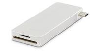 LMP USB-C Basic Hub 6 poort, 3X USB 3.0 (1x 1.5A output), SD/MicroSD, USB-C (PD), aluminium, Space Grey - thumbnail