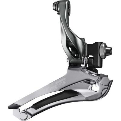 Voorderailleur 2 x 10 speed Shimano Tiagra FD-4700 ø28,6 - ø31,8 mm klem / down-pull 61-66° - 46-53T - Zwart/Zilver