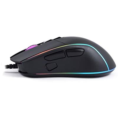 Gaming muis met led CoolBox DeepDarth Zwart 6400 dpi - thumbnail