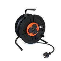 QwattPro kabelhaspel BM300 RA 25m 3G1,5 H07RN-F zwart - 1111019 - 1111019 - thumbnail