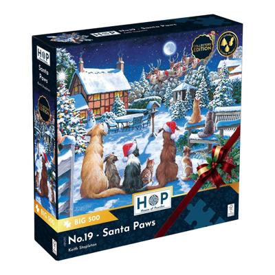 No.19 - Santa Paws Puzzel 500 XL Stukjes