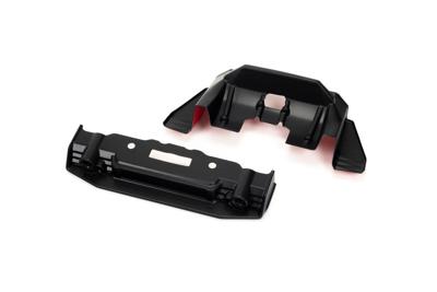 FELONY Painted Splitter And Diffuser Black/Red (ARA410008)