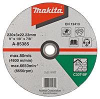 Makita A-85385 Doorslijpschijf 230x3,2x22,23mm steen - thumbnail
