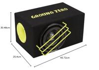 Ground Zero GZRB 20SPL - Autosubwoofer - 8â SPL Geventileerde Subwoofer met Behuizing - 1000 Watt - thumbnail