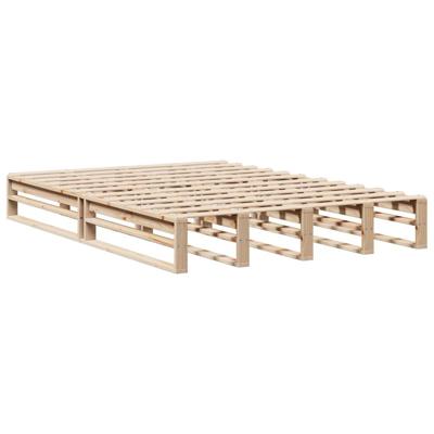 Bedframe zonder matras massief grenenhout 120x200 cm