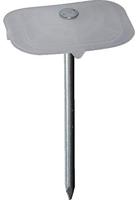 Fischer NSB Ovale spijkerclip 48310 Halogeenvrij Grijs 100 stuk(s) - thumbnail