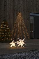 Konstsmide 5971-200 Kerstster Ster Warmwit LED Wit Energielabel: G (A - G) - thumbnail