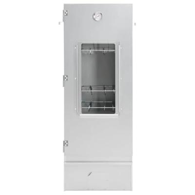 VidaXL Bbq-rookoven met houtsnippers 44,5x29x110 cm staal