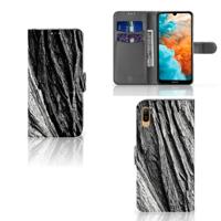 Book Style Case Huawei Y6 (2019) Boomschors Grijs - thumbnail