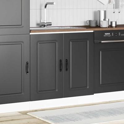 Spoelbakonderkast Kalmar 80x46x81,5 cm bewerkt hout zwart