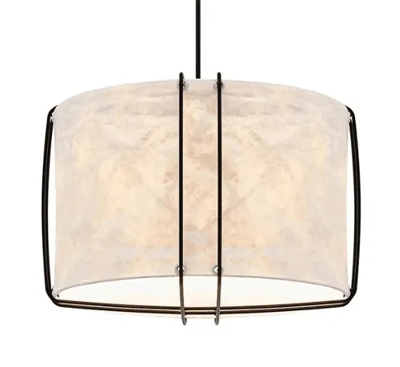 Papieren Hanglamp kap E27 fitting Nordlux Cardine 35 cm