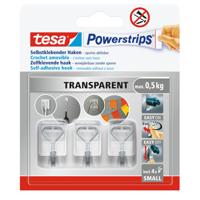 tesa Powerstrips Small Kleefhaak 3 stuks Wit, RVS Inhoud: 3 stuk(s) - thumbnail
