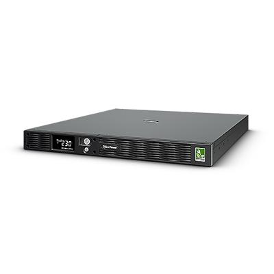 Professional Rack Mount LCD Series PR1000ELCDRT1U - UPS (rack-uitvoering) - 230 Volt wisselstroom V - 800 Watt - 1000 VA 9 ampère-uur - RS-232, USB - uitgangen: 6