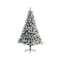 Kunstkerstboom Imperial pine snowy h150 D97 cm groen/wit Everlands - Everlands - thumbnail