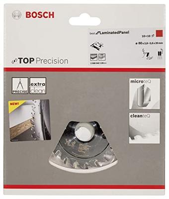 Bosch Accessoires Voorritsblad Top Precision Laminated Panel 80 x 20 x 2,83,6 mm, 10+10 1st - 2608642126 Bosch Accessoires Voorritsblad Top Precision Laminated Panel 80 x 20 x 2,83,6 mm, 10+10 1st - 2608642126