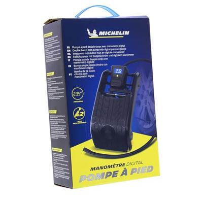 MICHELIN voetpomp dubbele zuigermanometer MICHELIN voetpomp dubbele zuigermanometer