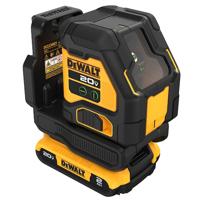 DeWALT DCLE34021D1 Accu Kruislijnlaser Groen 18V XR 2.0Ah in TSTAK - DCLE34021D1-QW - thumbnail