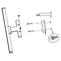 Eglo Led wandlampVadumi 60cm chroom - 97082 - thumbnail