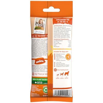 Soopa Dental Sticks met pompoen & wortel hondensnack Per 3 Soopa Dental Sticks met pompoen & wortel hondensnack Per 3