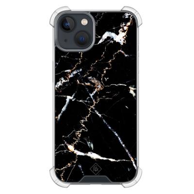 iPhone 13 mini shockproof hoesje - Marmer zwart iPhone 13 mini shockproof hoesje - Marmer zwart