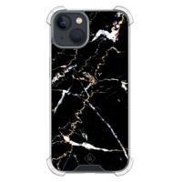 iPhone 13 mini shockproof hoesje - Marmer zwart - thumbnail
