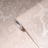 Livingwalls My Home My Spa roze behang | 387083 - thumbnail