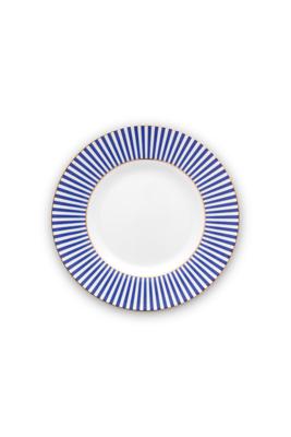 Pip Studio Royal Stripes Gebaksbord Blauw 17 cm Pip Studio Royal Stripes Gebaksbord Blauw 17 cm