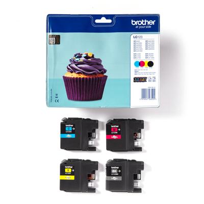 Originele inktcartridge Brother MFC-J4410DW/MFC-J4510DW Zwart/Cyaan/Magenta/Geel (4 Stuks) - thumbnail